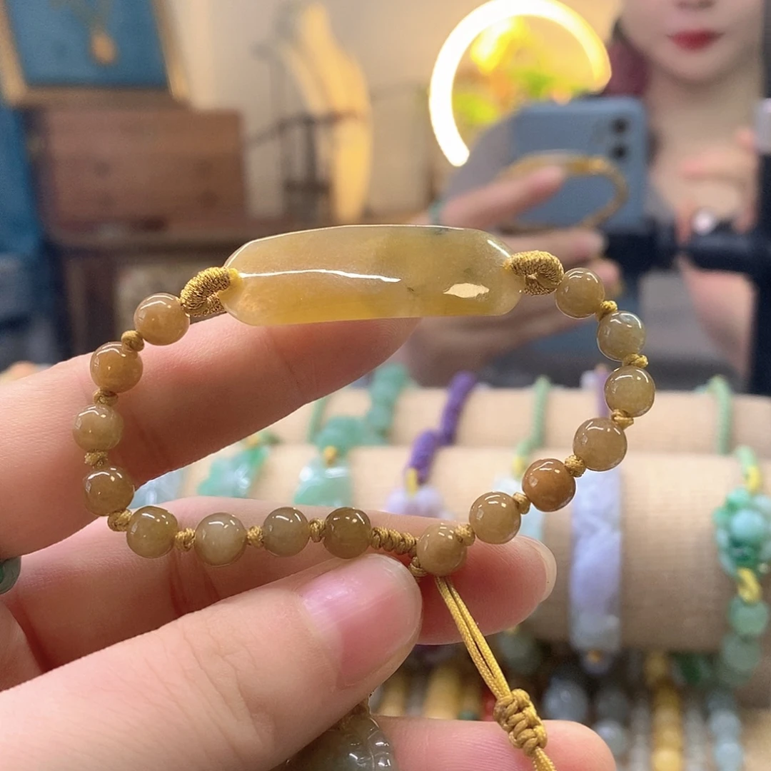翡翠未镶嵌挂件翡翠手牌