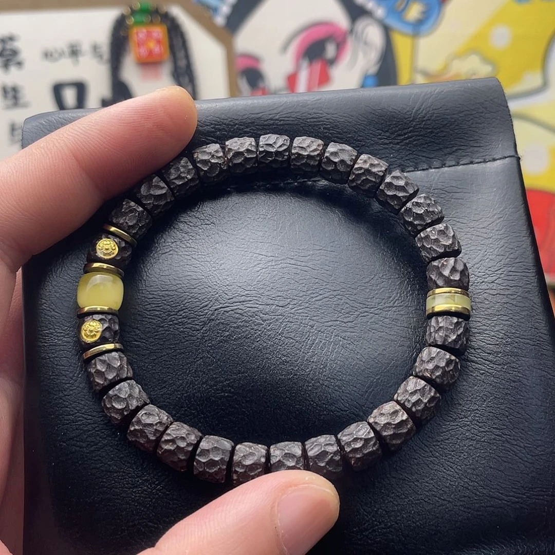 椰蒂手串8无相双腊，核桃