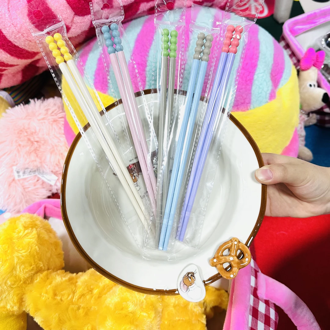 【星漫】ins简约风多巴胺糖葫芦合金抗菌筷子