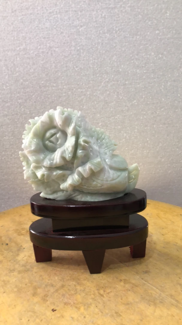 蛇纹石玉（覆膜）摆件原创作品。129