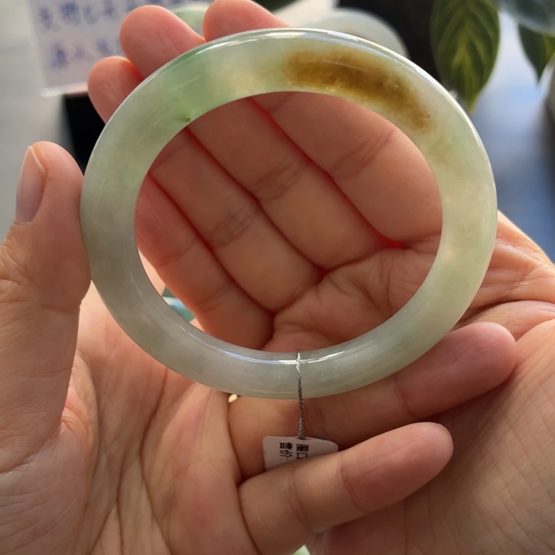 翡翠未镶嵌手镯天然