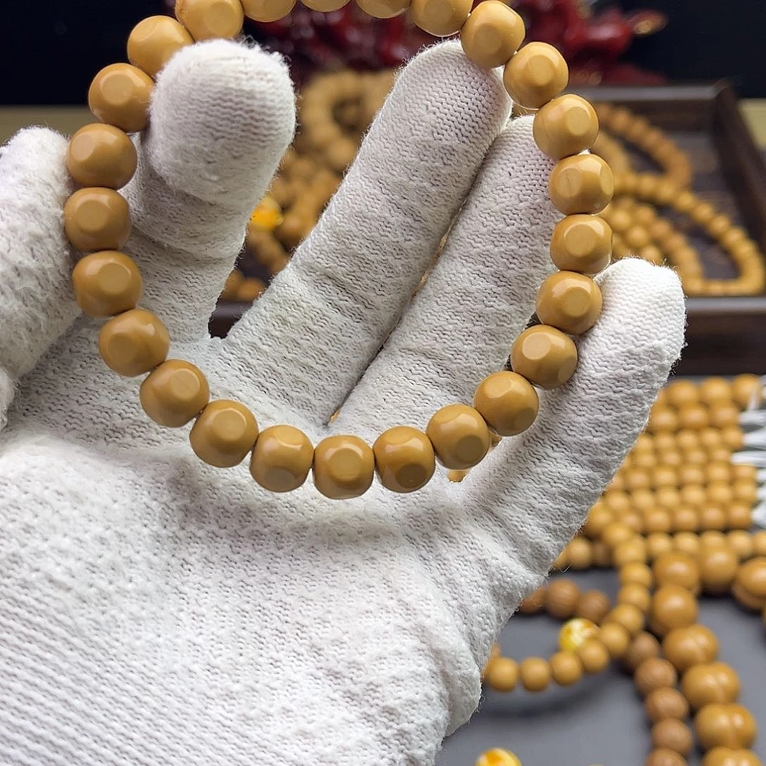 手串猴头核桃9六方全品哑光原色