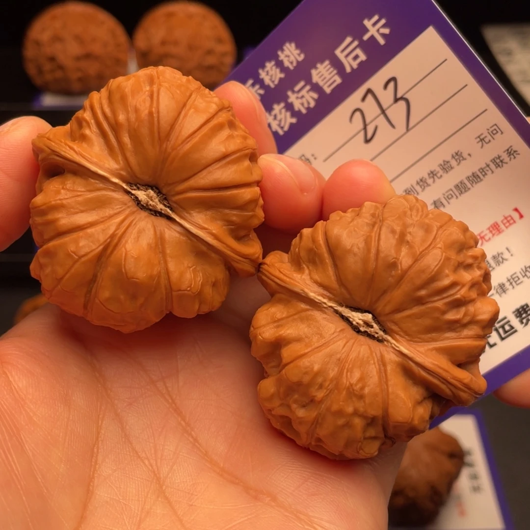 文玩核桃把件南瓜墩45尺