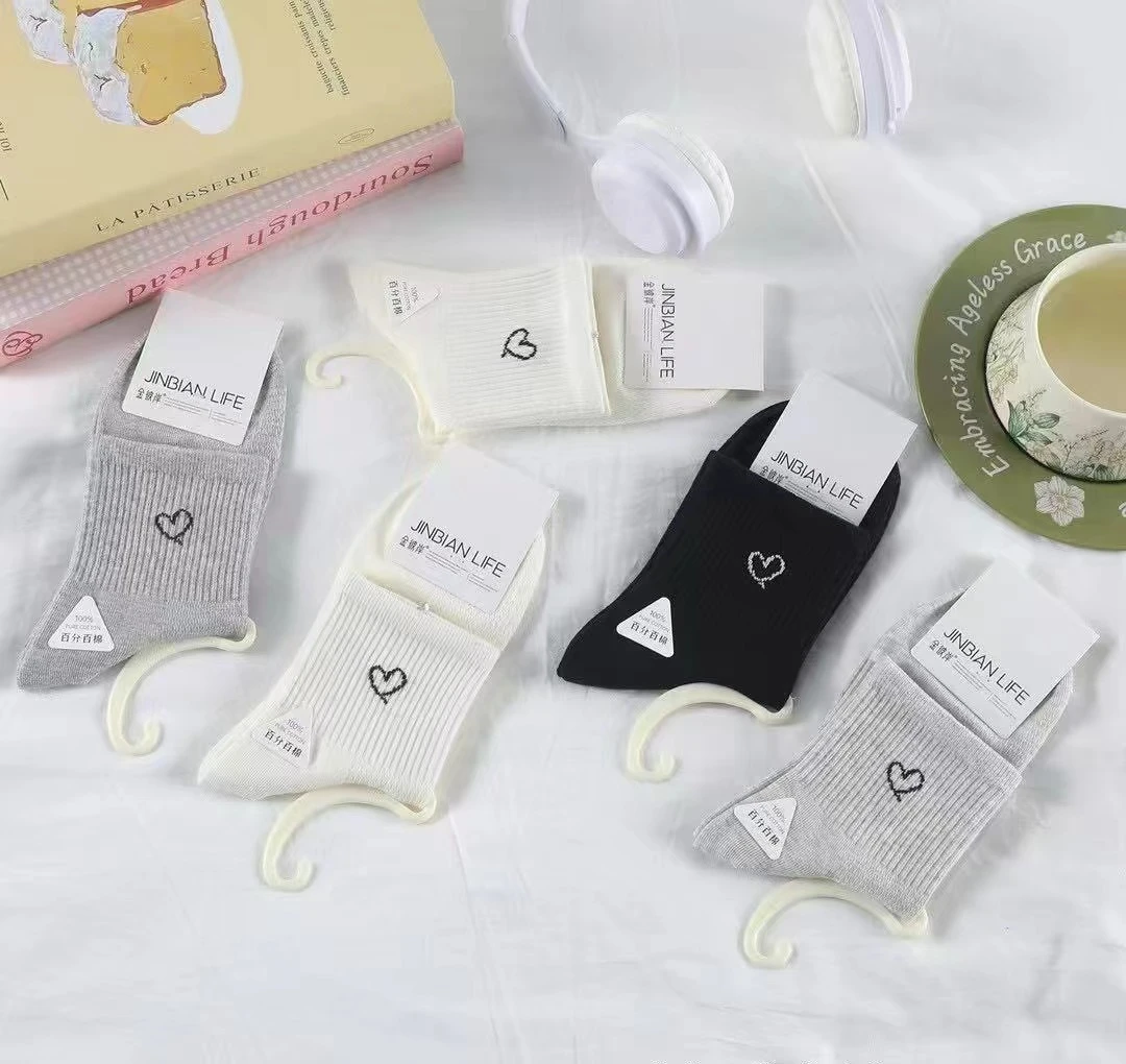 袜子女春季新款彩色网眼中筒袜潮流百搭潮袜【备注链接】