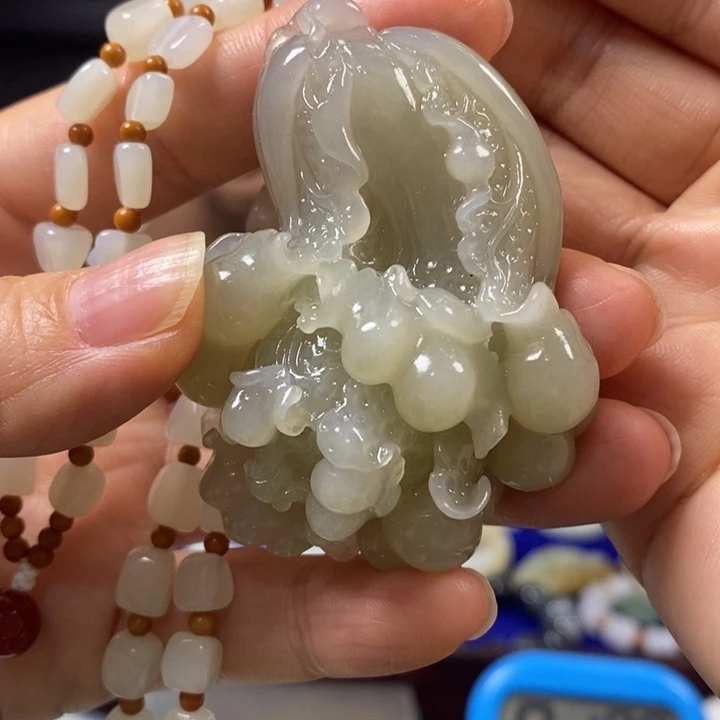 和田玉挂件未镶嵌君*兰