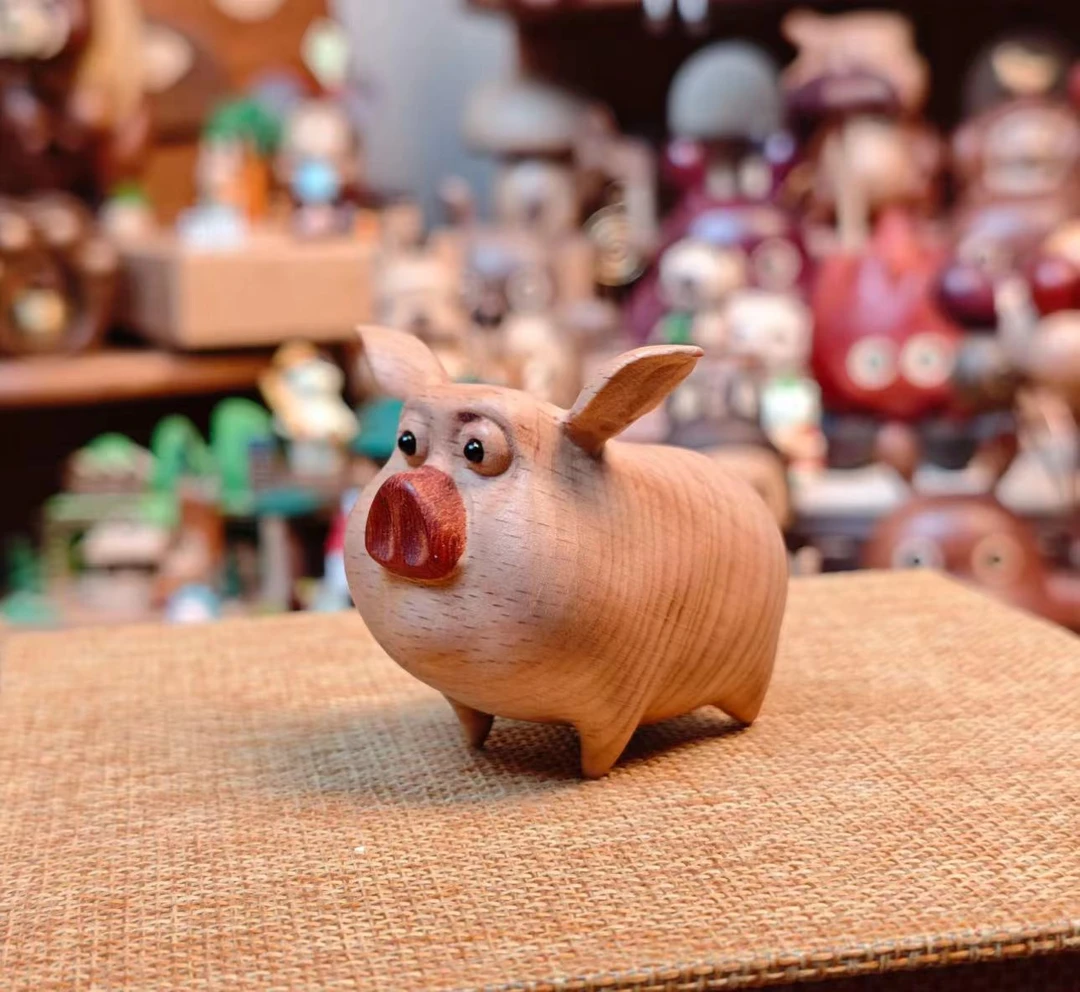 创意装饰摆件一太乙真人座驾猪