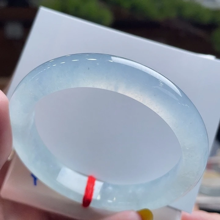 未镶嵌手镯翡翠52.2蓝冰 新货