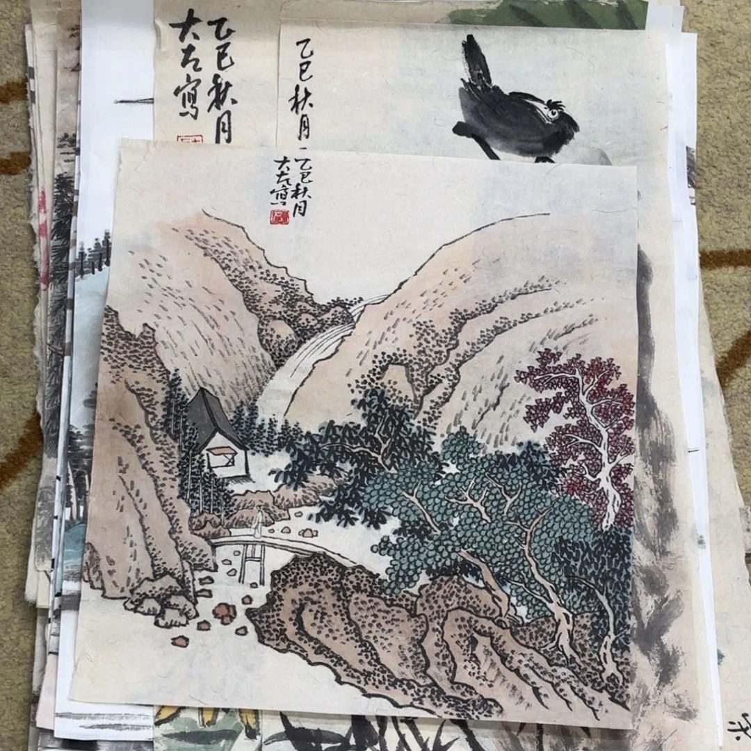 国画大左老师作品刘