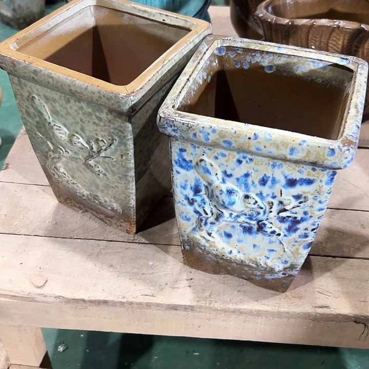 紫砂花盆次品颜色随机发