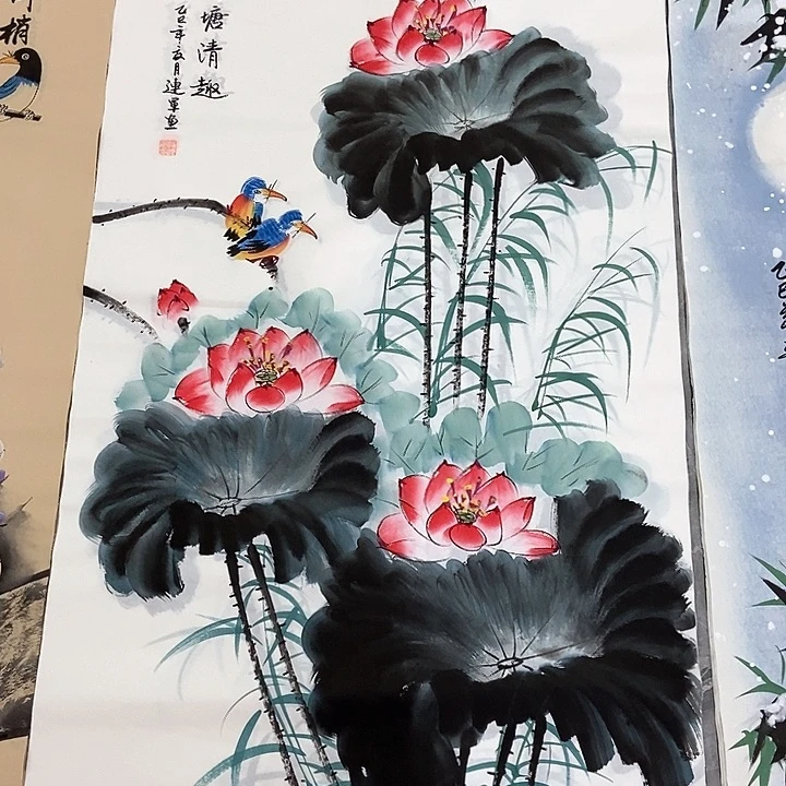 小周画廊的直播间