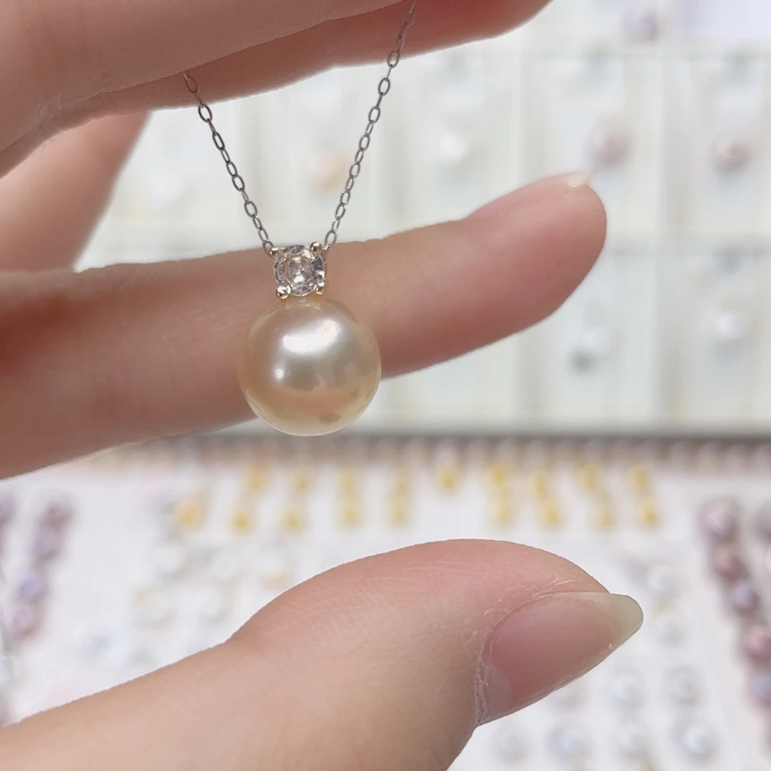 淡水珍珠吊坠(赠链)合金
