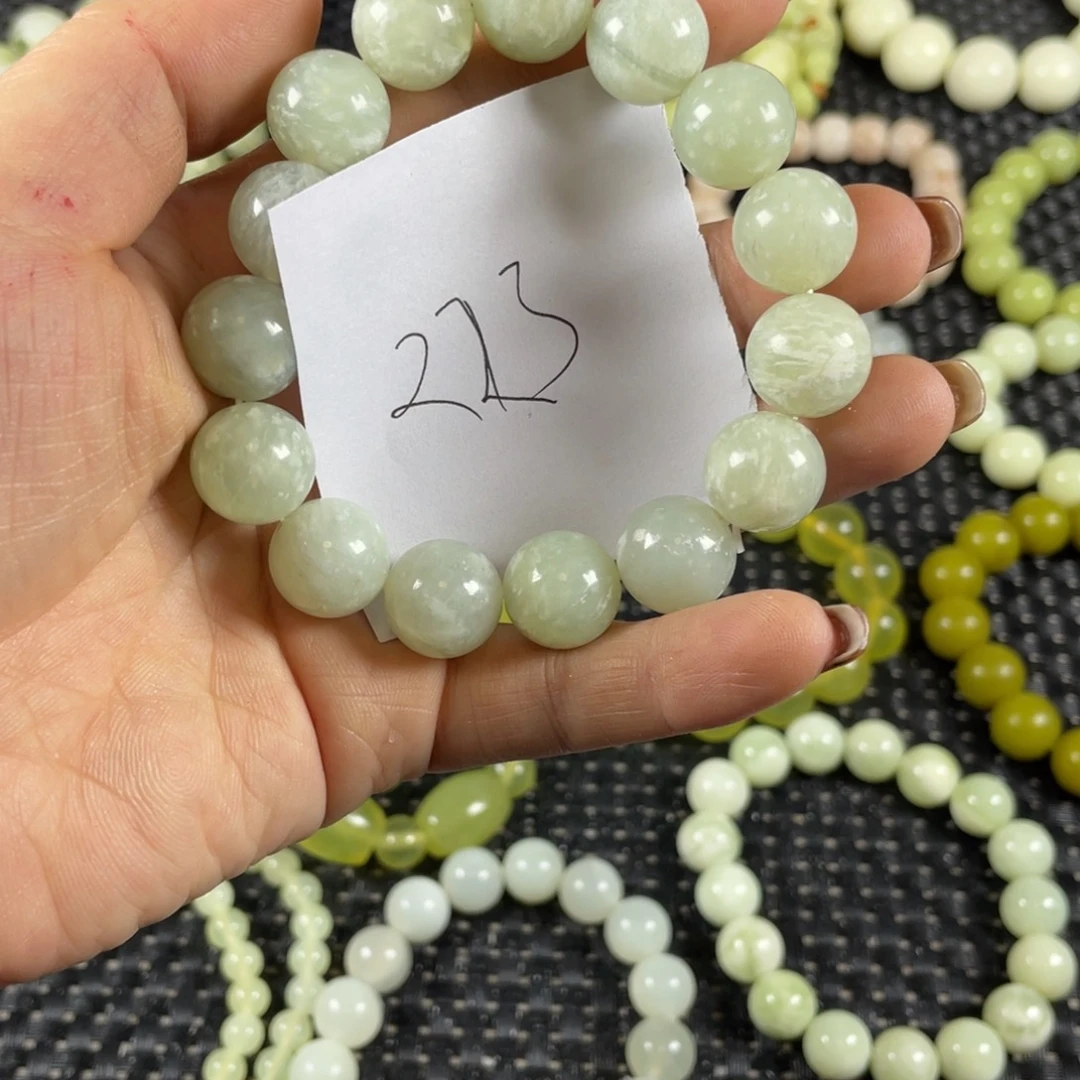 蛇纹石玉未镶嵌手链