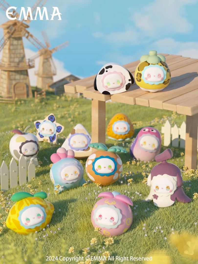 【老粉链接】Emma元气糖心豆系列萌粒盲盒