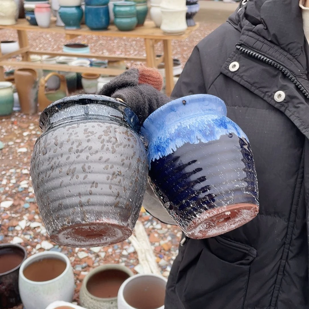 红陶王嫂花盆0215-天一