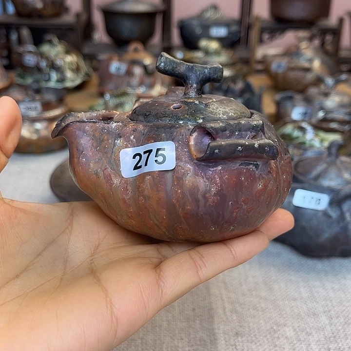 裸柴烧陶瓷手工茶器