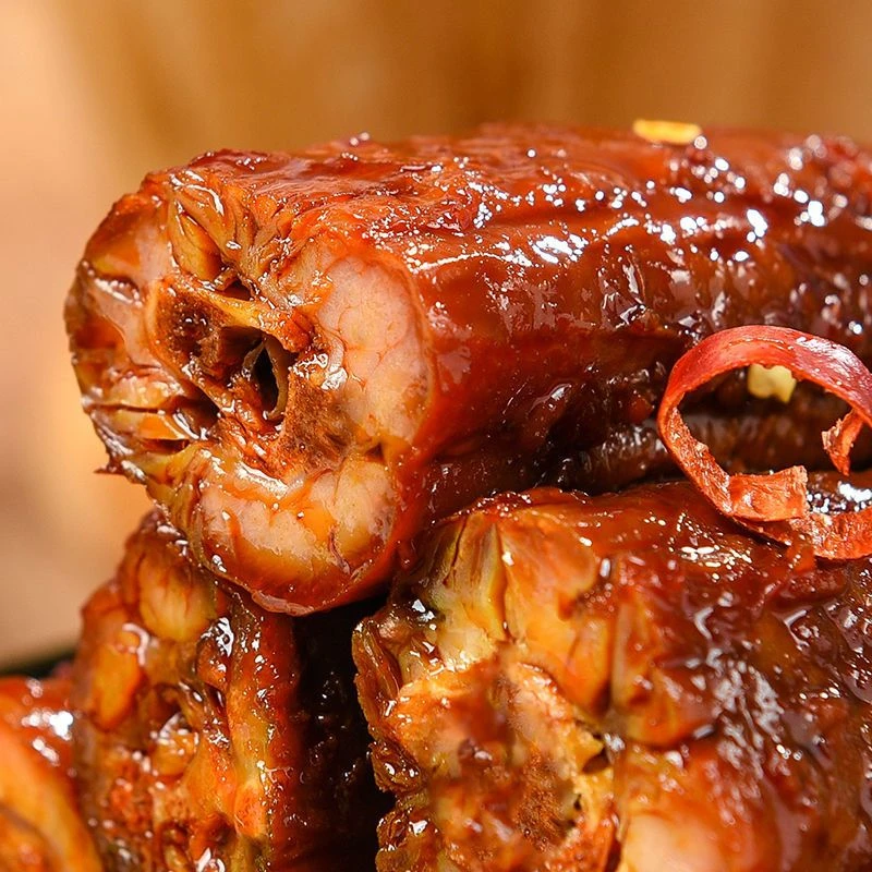 黑鸭脖烤脖糖醋香辣整根卤味非风干鸭脖熟食麻辣小吃休闲零食