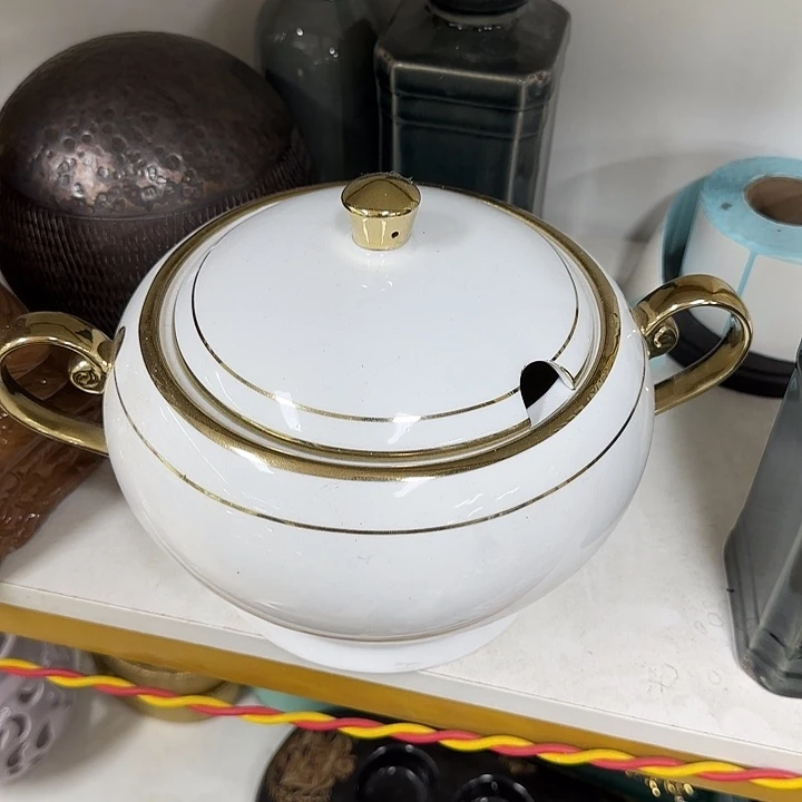 摆件微瑕陶瓷介意慎拍