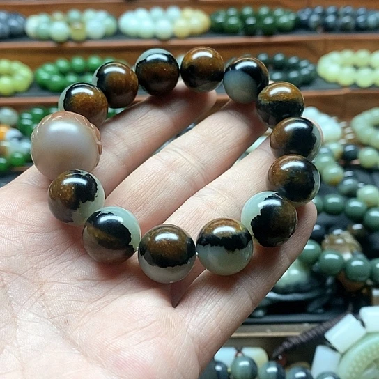 未镶嵌手串和田玉醒*