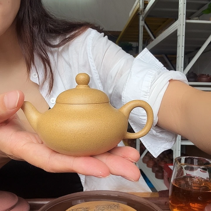 紫砂茶壶黄金小梨子100c