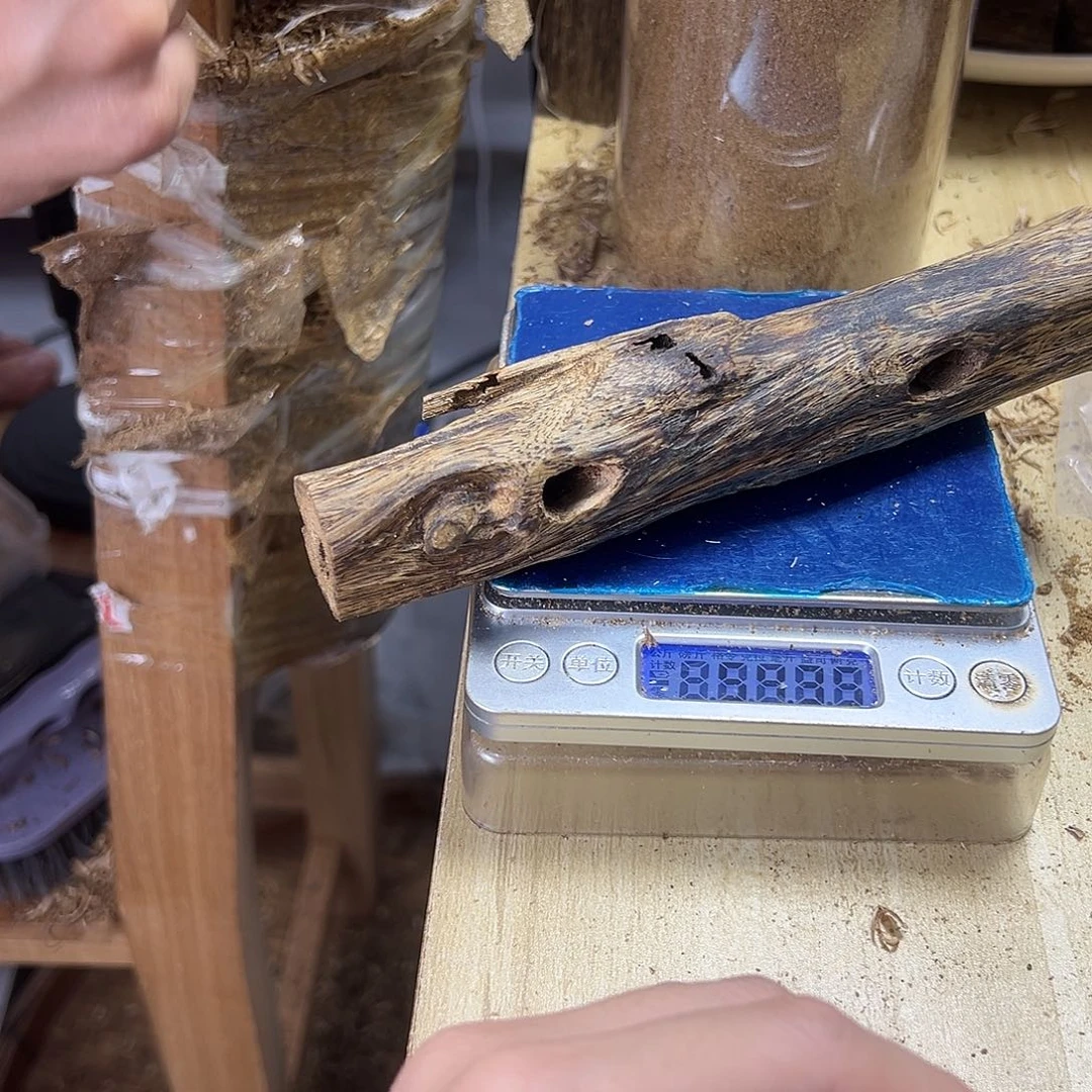 香料绿奇楠虫漏54克白棋