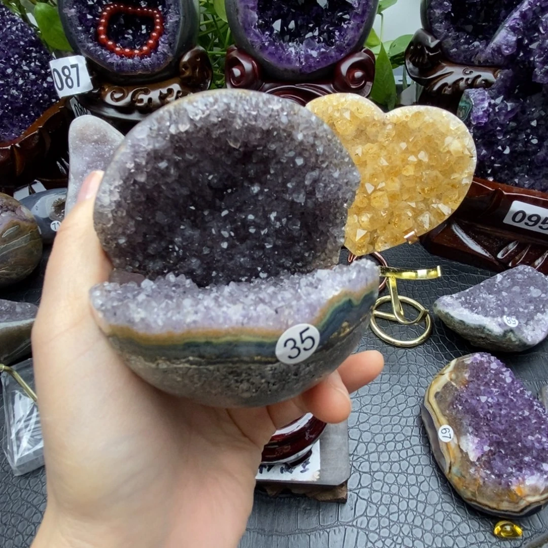 紫晶未镶嵌大型摆件（非配饰）