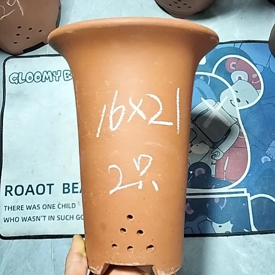 紫砂小红兰花两个