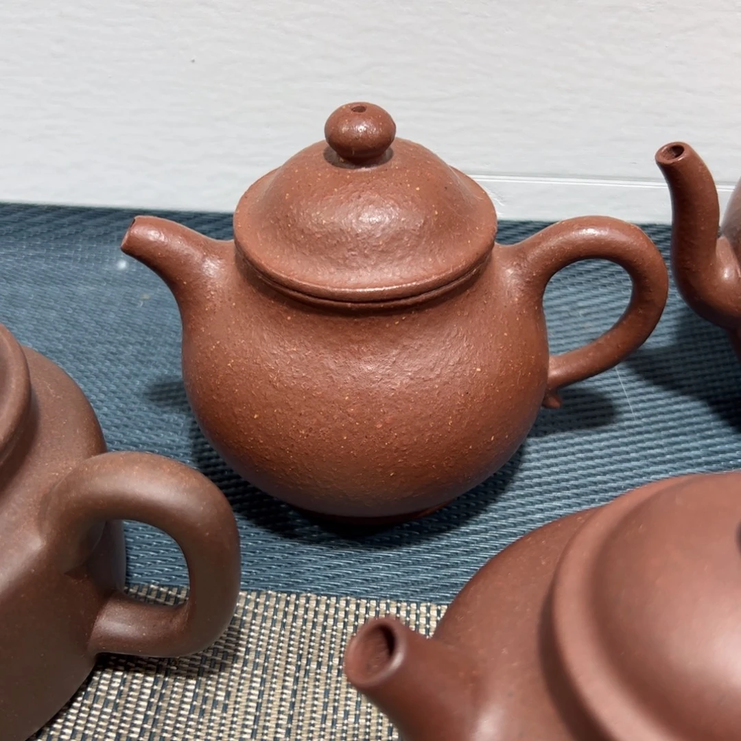 紫砂茶壶健健康康平平安安