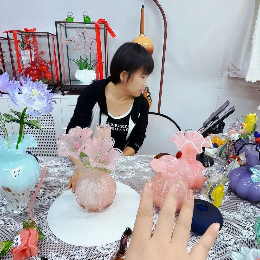 琉璃花瓶花器艺术品