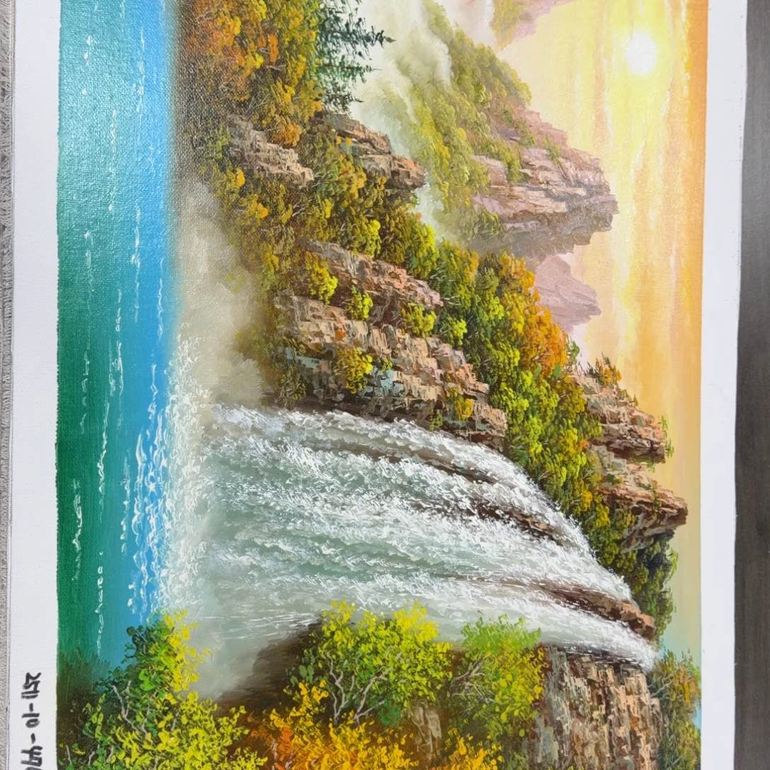 油画我的小可爱小
