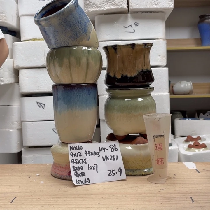 紫砂花盆多肉花盆微瑕86