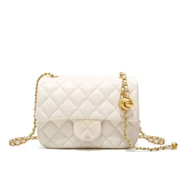 【豆大人】2025新款单肩斜挎小金球包方胖子