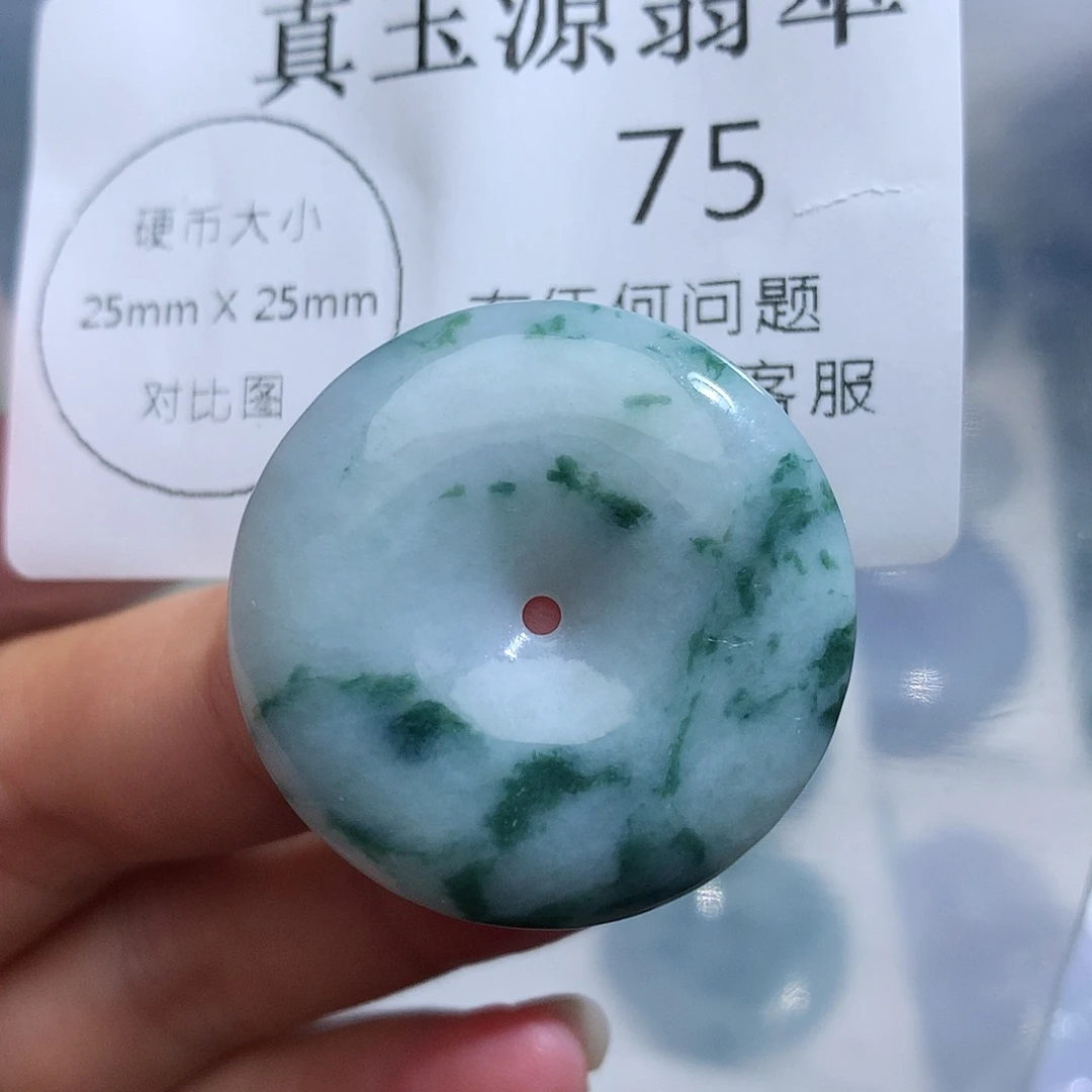 翡翠未镶嵌颈饰75