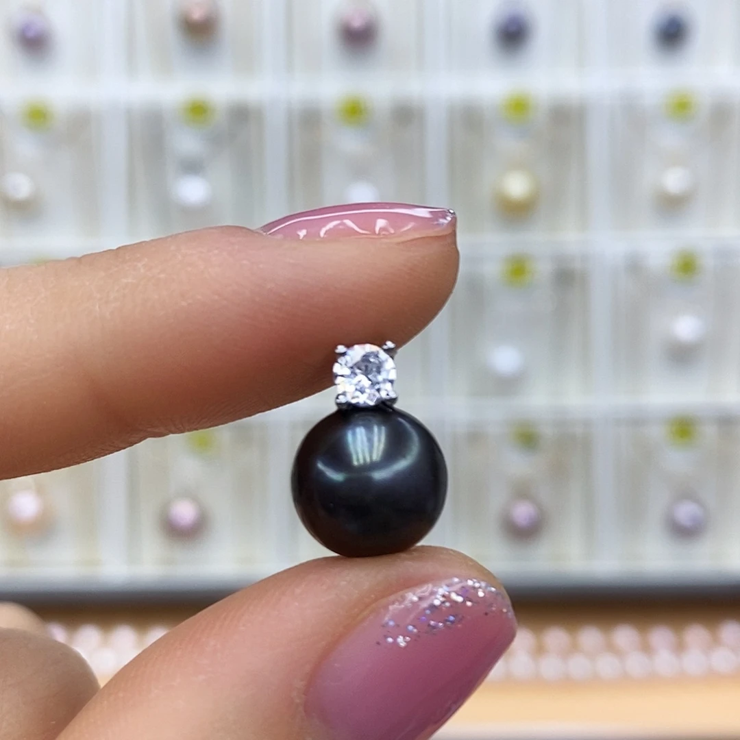 未镶嵌淡水珍珠吊坠(赠链)