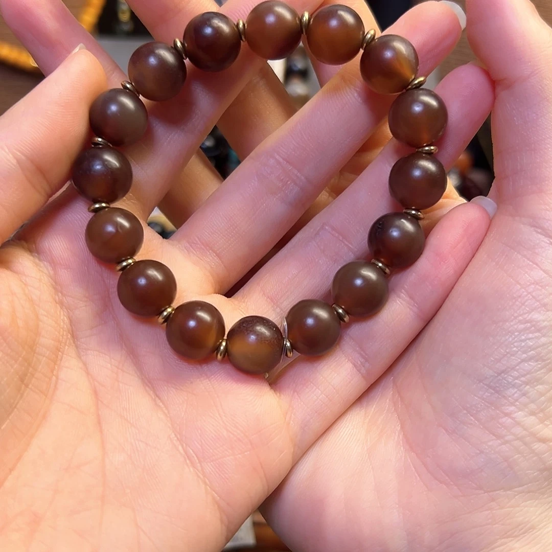 石英石纯铜手串儿