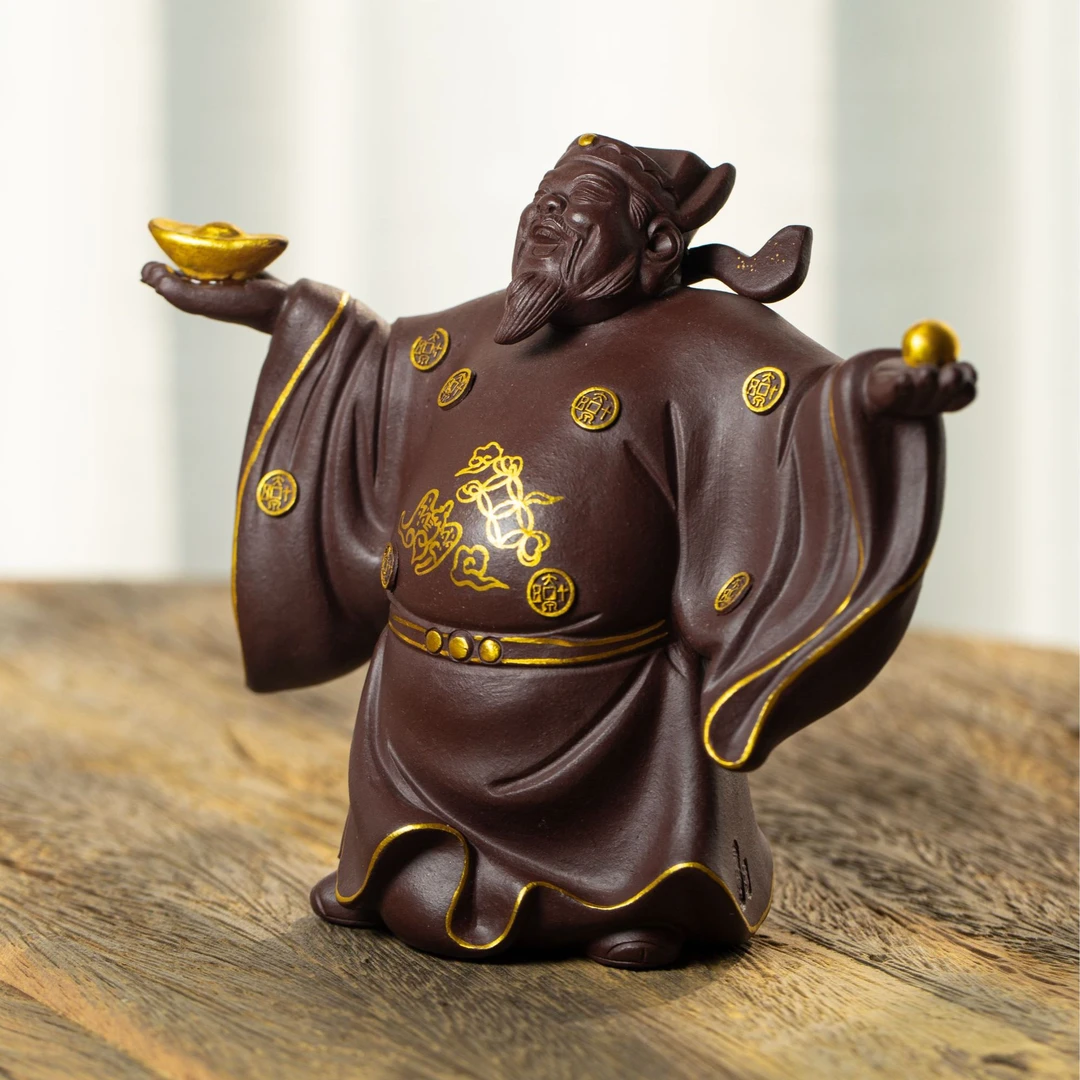 预售 描金【元宝财神】