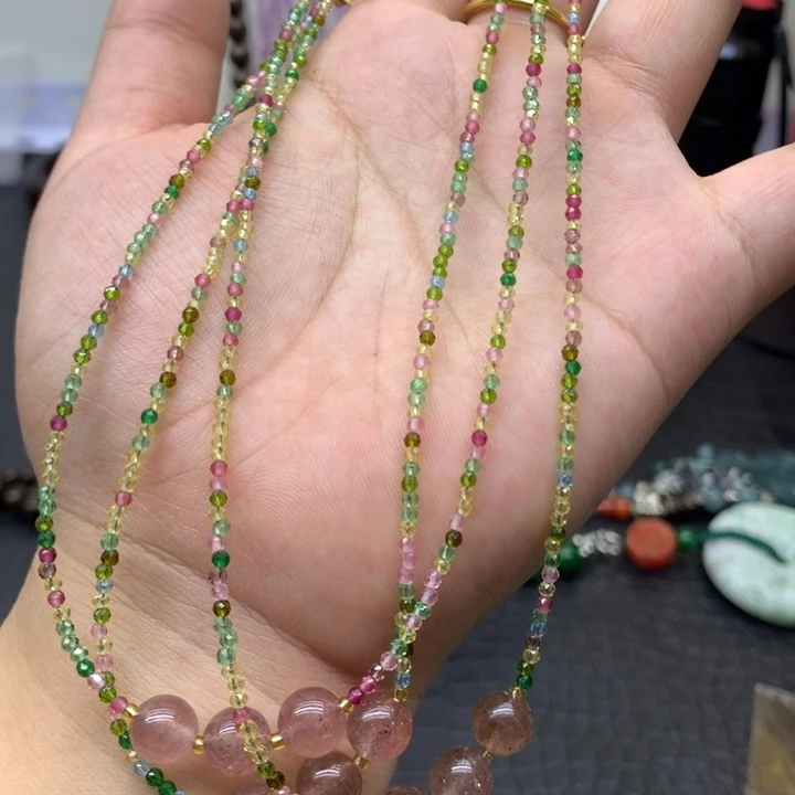 银S925镶嵌颈饰水晶吊坠