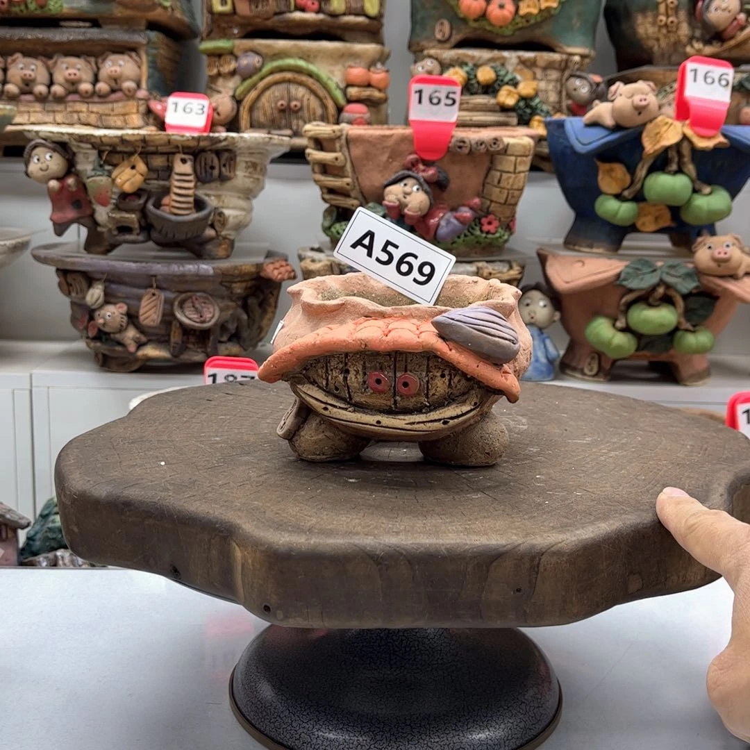 红陶喵***花盆569小鱼