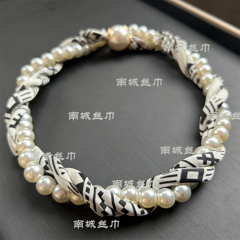 铜合金项链 【麻花链套装】2025定制夏新品旅游配饰懒人丝巾项链