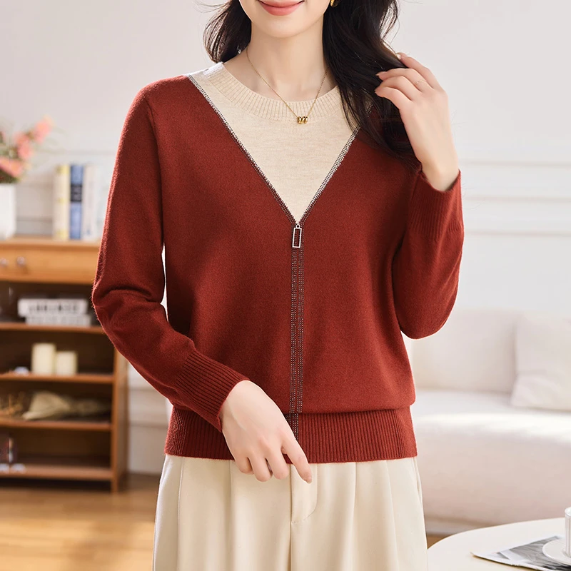 中老年春季新品上衣2510