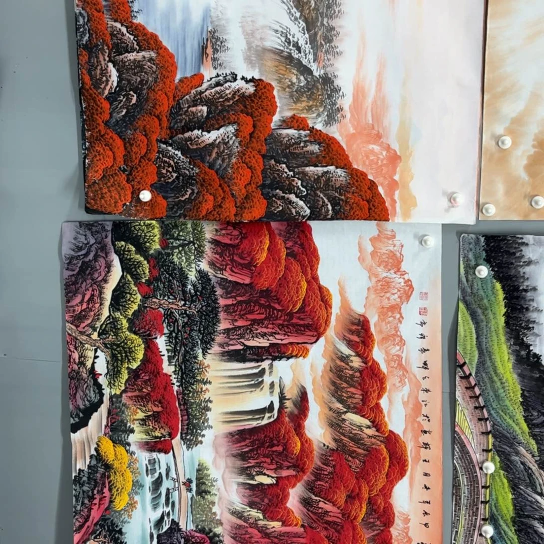 用***1国画国画山水作品欣赏