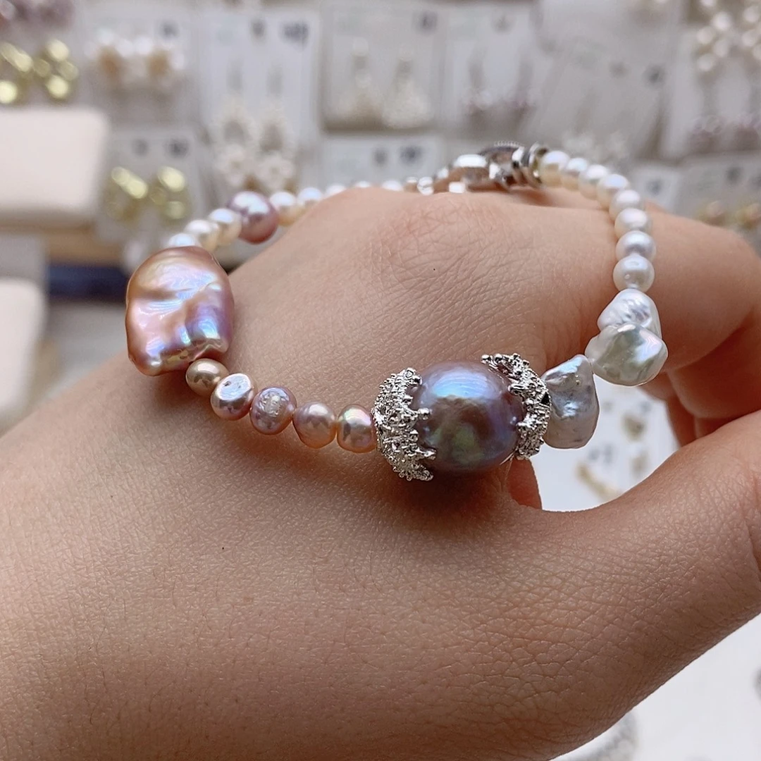 未镶嵌淡水珍珠耳饰