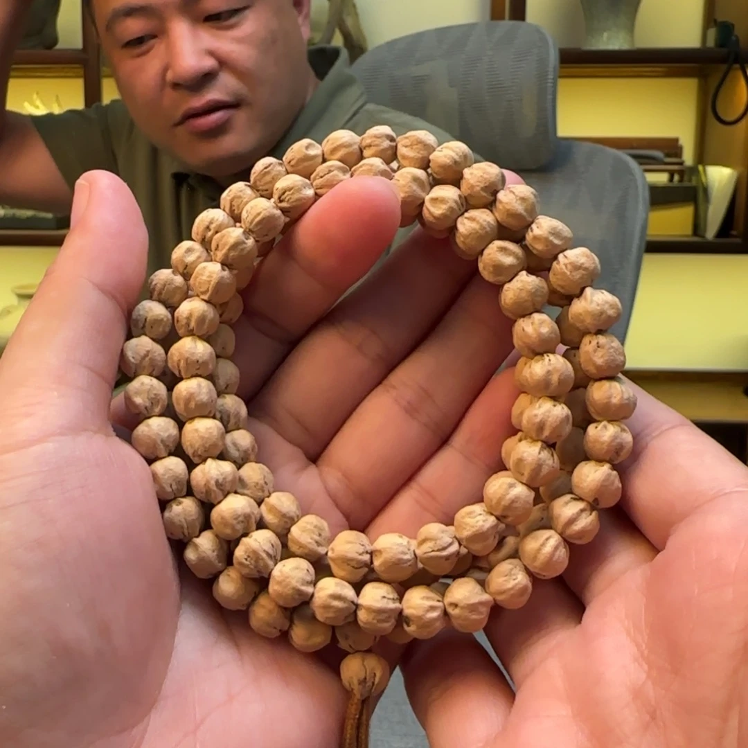 柏香籽/百香籽手串莲花7