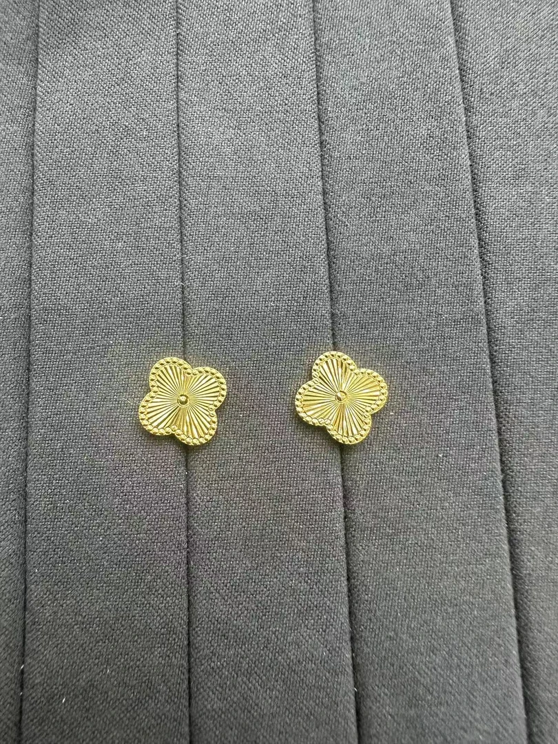 铜合金项链  【艺华高定】 四叶草耳钉