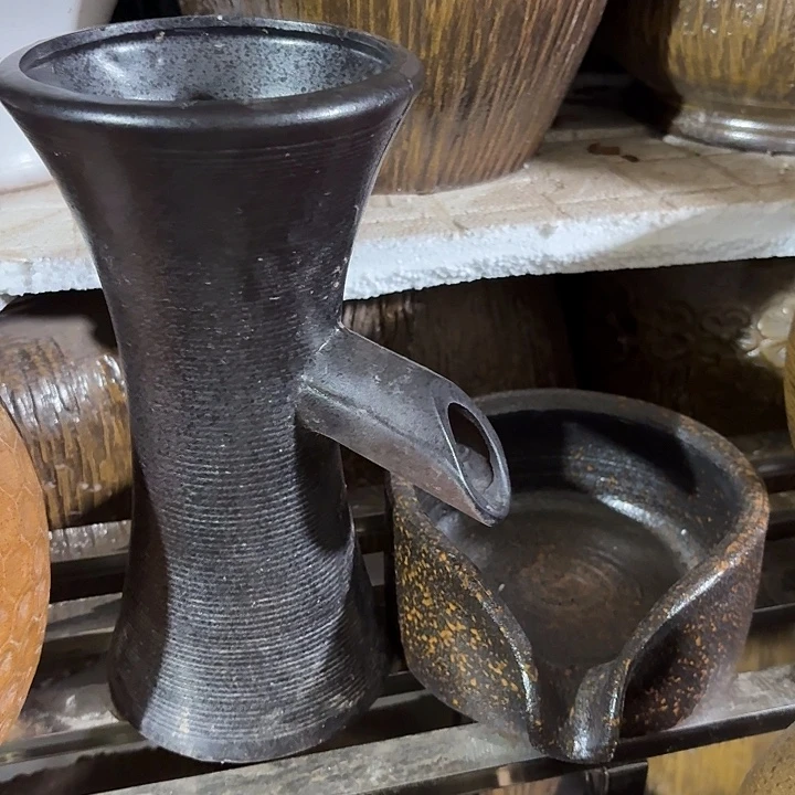 粗陶口径13/25，15/8进水口1.6厘米微瑕