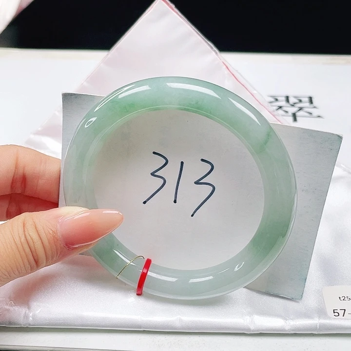 未镶嵌手镯翡翠57圆条