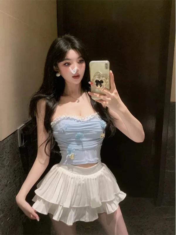 辣妹吊带爆款修身