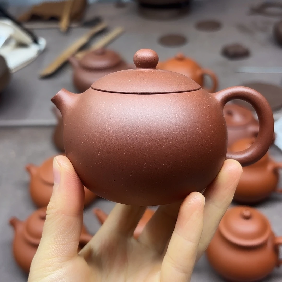 茶壶紫砂紫泥西施150cc微瑕