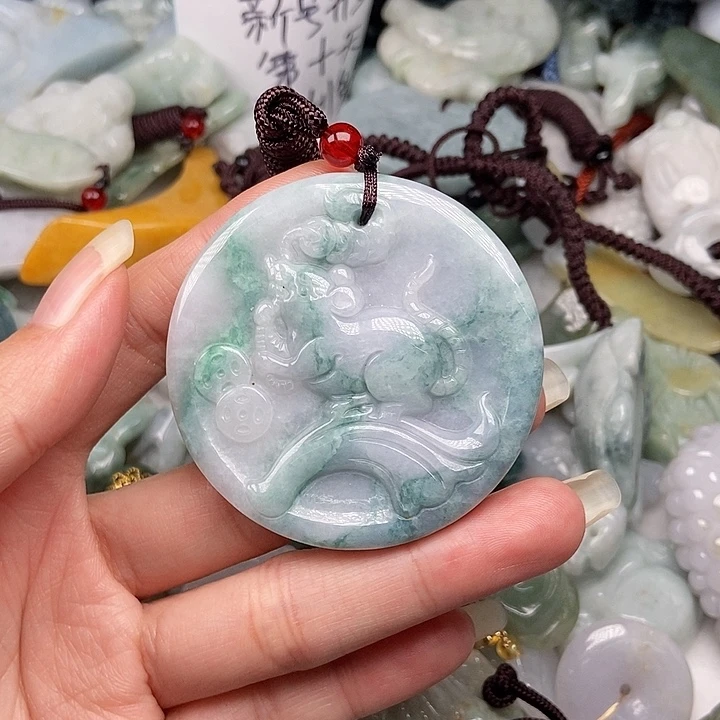 未镶嵌挂件翡翠翡翠