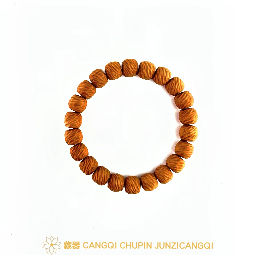 【藏器出品】云锦精工原皮原色毕业级高品质猴头核桃手串11小尺寸