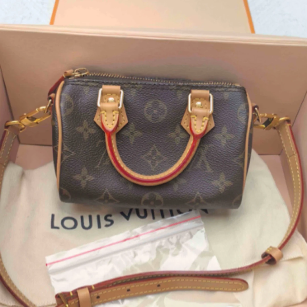 95新 LouisVuitton/路易威登 lv nano speedy 22年编码 全套